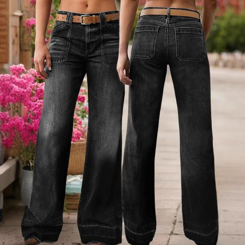 Aurevia™ - Jean Large Style Vintage Femme
