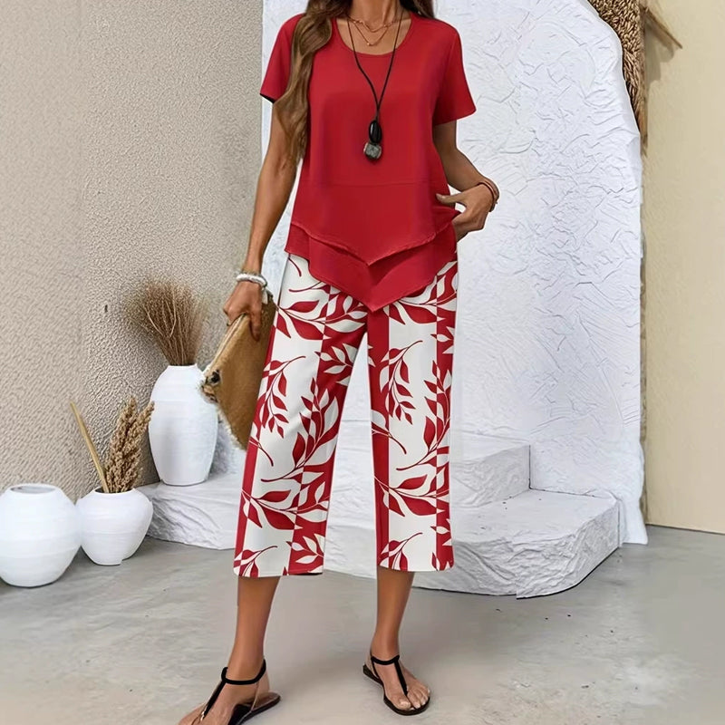 Myrizae™ - Ensemble Femme Deux Pièces Confort Léger Style Décontracté Été
