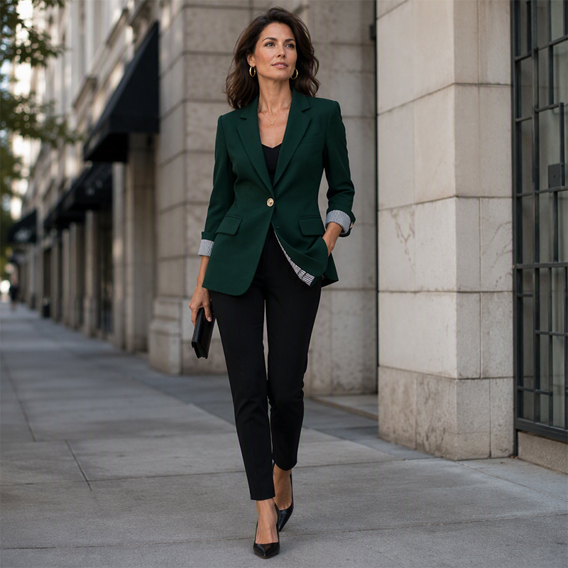 Gwendoline - Blazer léger femme élégant pour looks quotidiens