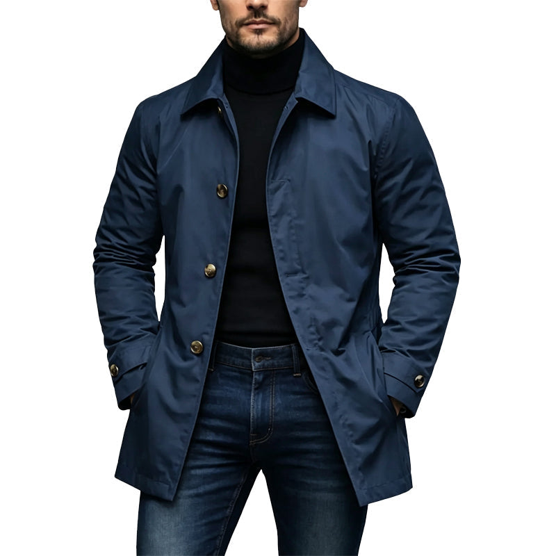 Emile - Veste homme coupe-vent imperméable à col classique