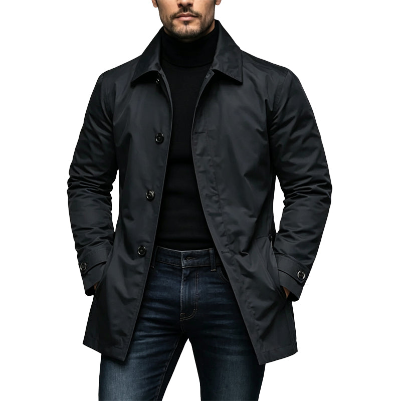 Emile - Veste homme coupe-vent imperméable à col classique