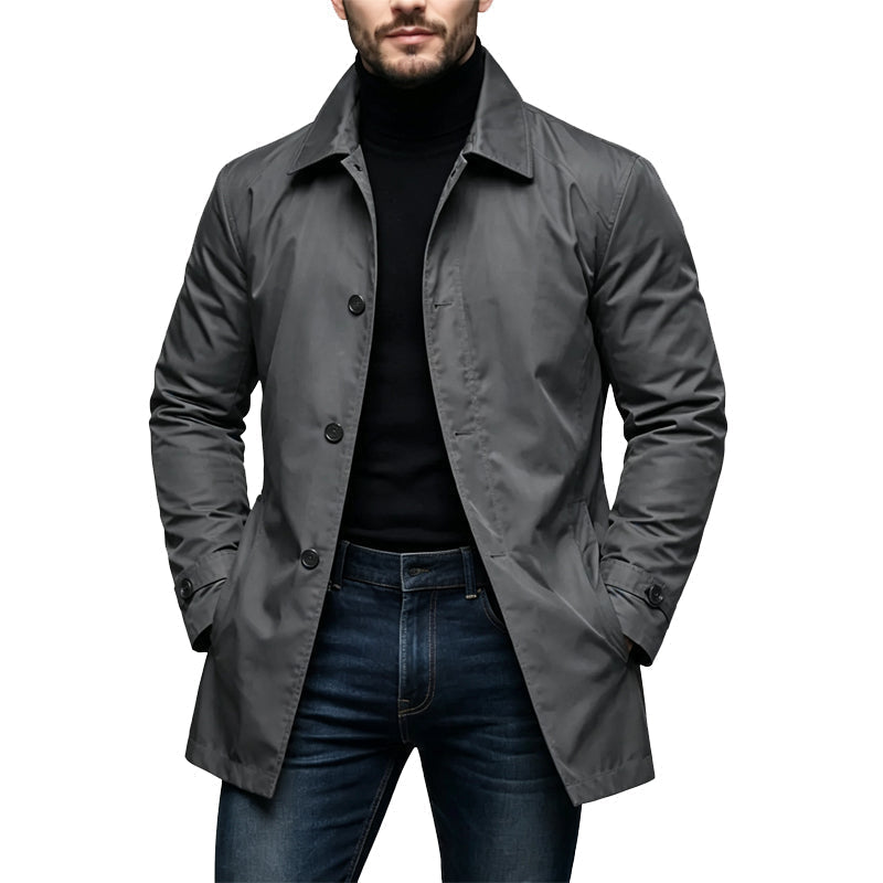 Emile - Veste homme coupe-vent imperméable à col classique