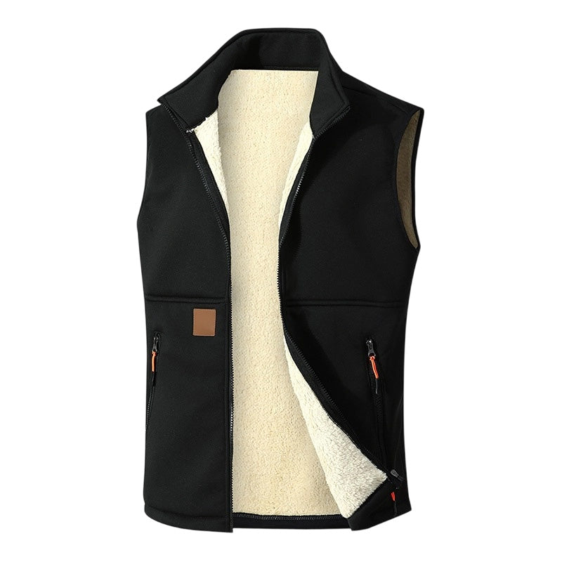 Ninette - Gilet femme zippé doublé en peluche