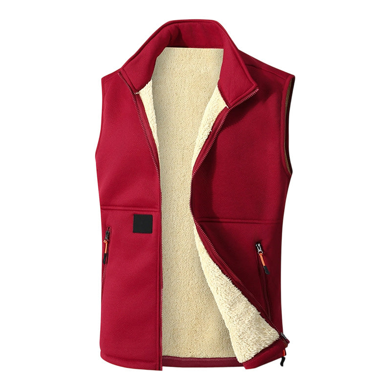 Ninette - Gilet femme zippé doublé en peluche