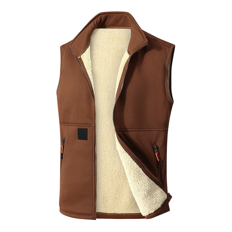 Ninette - Gilet femme zippé doublé en peluche