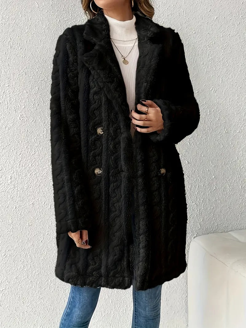 Léa™ - Manteau en fausse fourrure pour femme