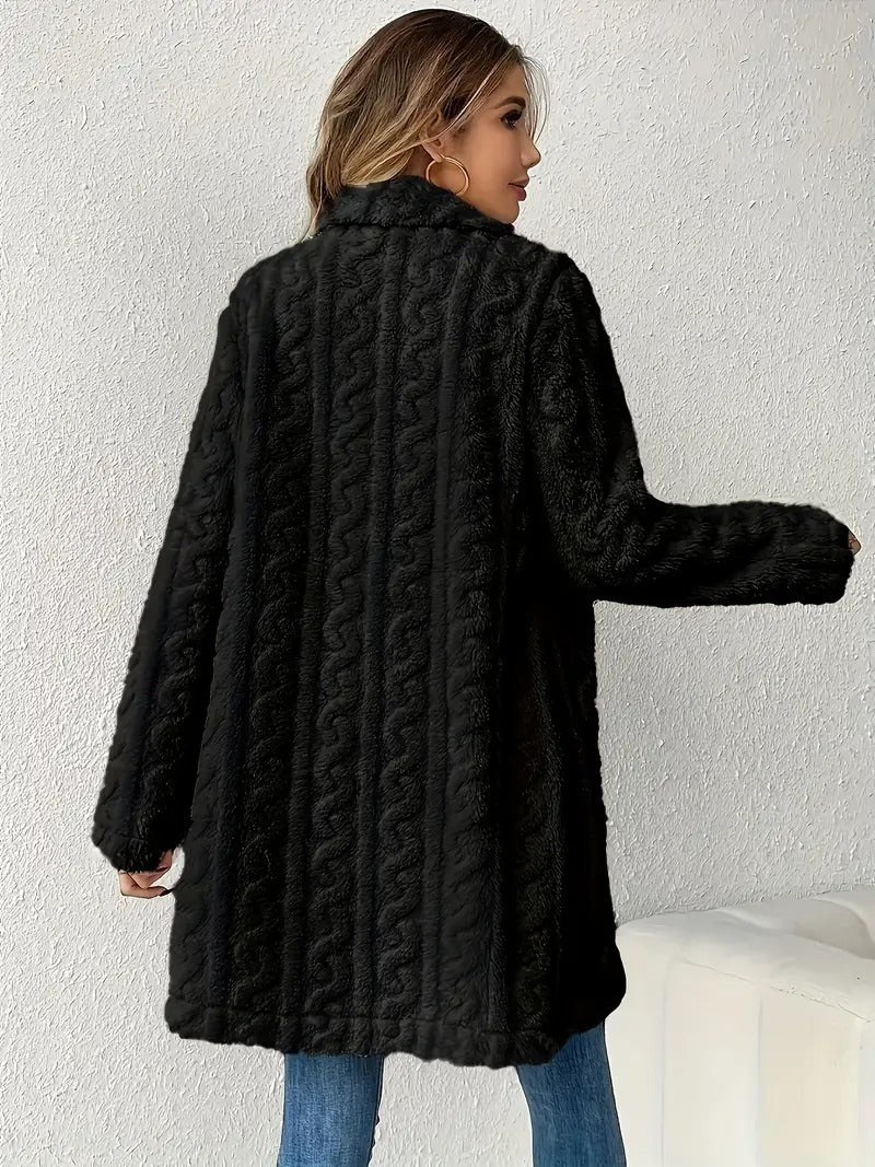 Léa™ - Manteau en fausse fourrure pour femme