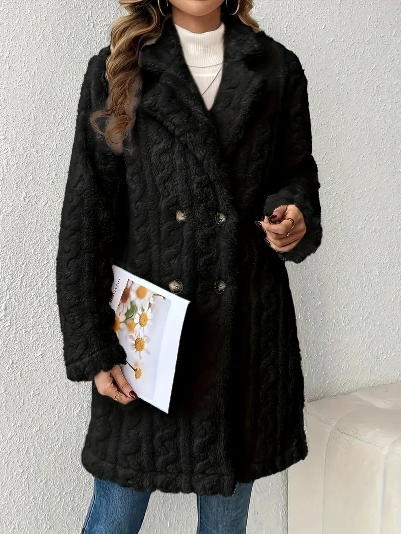 Léa™ - Manteau en fausse fourrure pour femme
