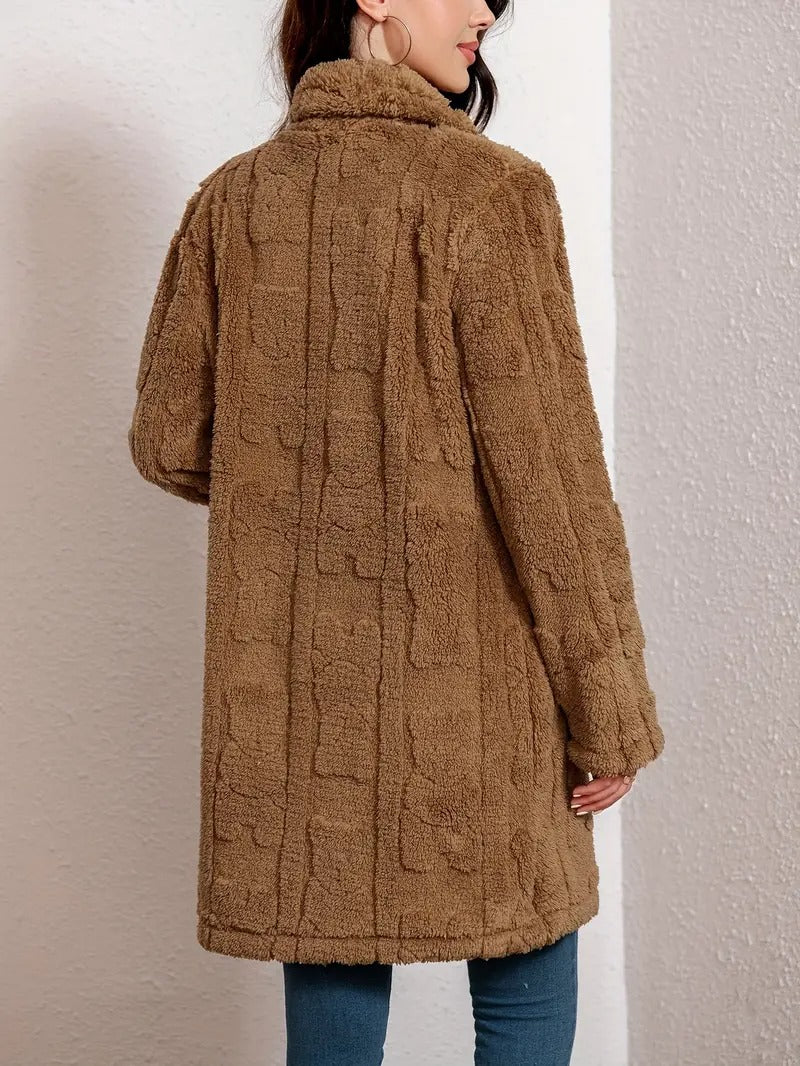 Léa™ - Manteau en fausse fourrure pour femme