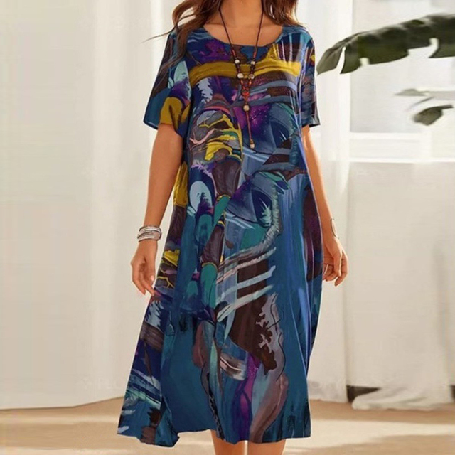 Arielle™ - Robe fleurie confortable
