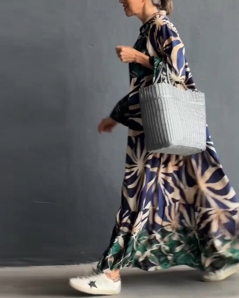Anika™ - Robe de vacances imprimée décontractée