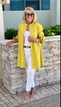 Liora™ - Veste Chemise Longue Boutonnée en Coton (Aujourd'hui seulement : 1 acheté = 1 offert !)