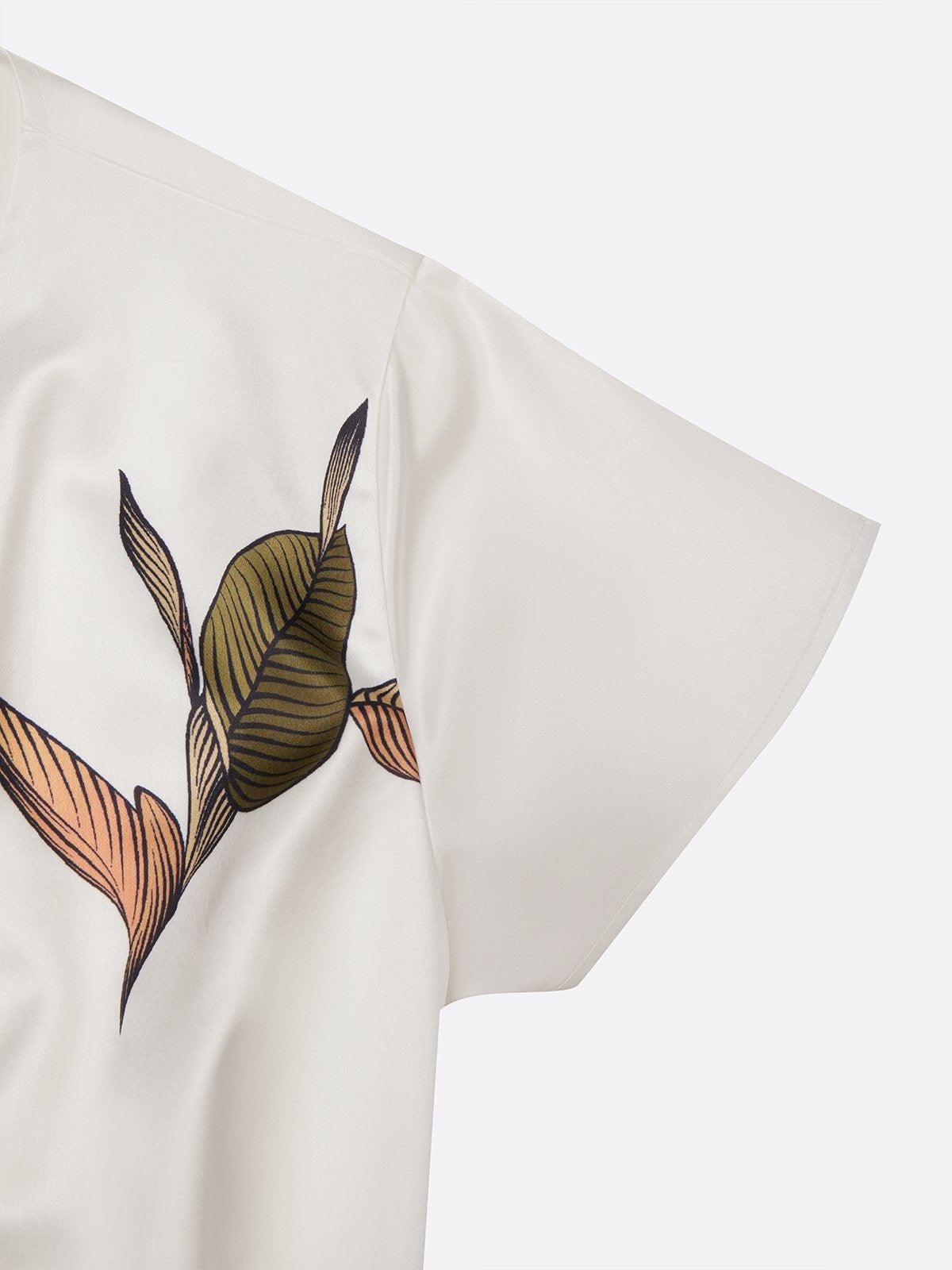 Nysoria™ - Robe Portefeuille Fleurie Élégante