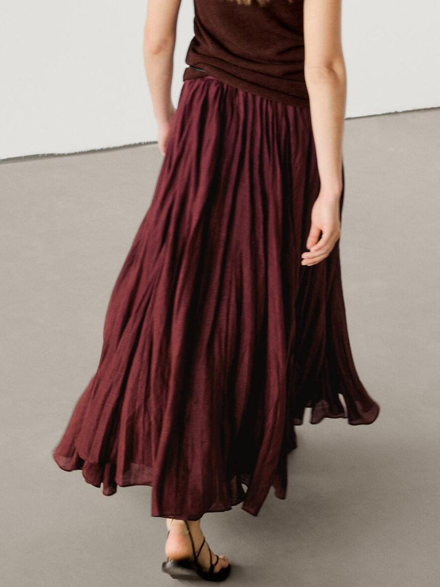 Mirjam™ - Ensemble Pull Oversize et Jupe en Mélange de Mohair