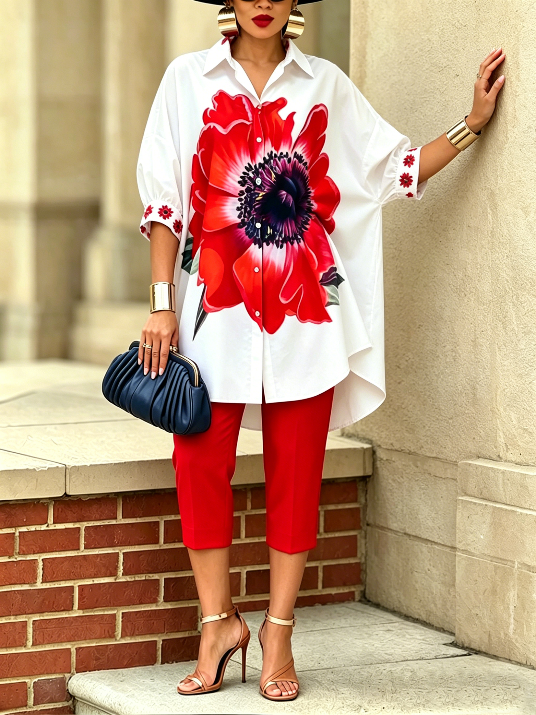 Jexira™ - Top Femme Imprimé Floral