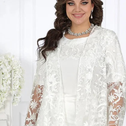 Fem™ - Ensemble Élégant en Dentelle – 3 Pièces