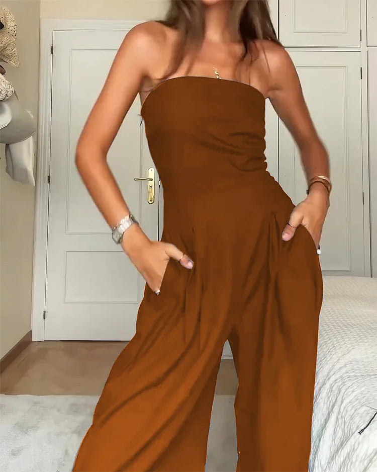 Marta™ - Combinaison Élégante Off-Shoulder