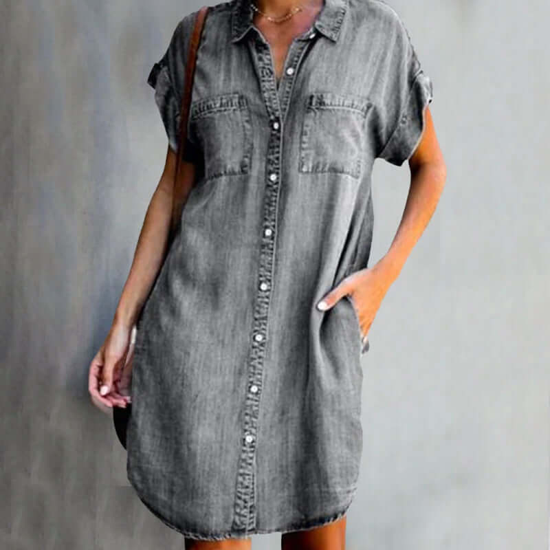 Noeline™ - Robe en denim doux