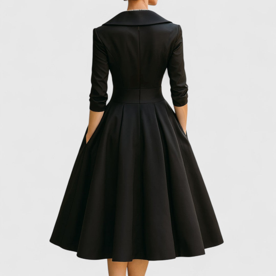 Marisena - Robe Midi Élégante et Féminine