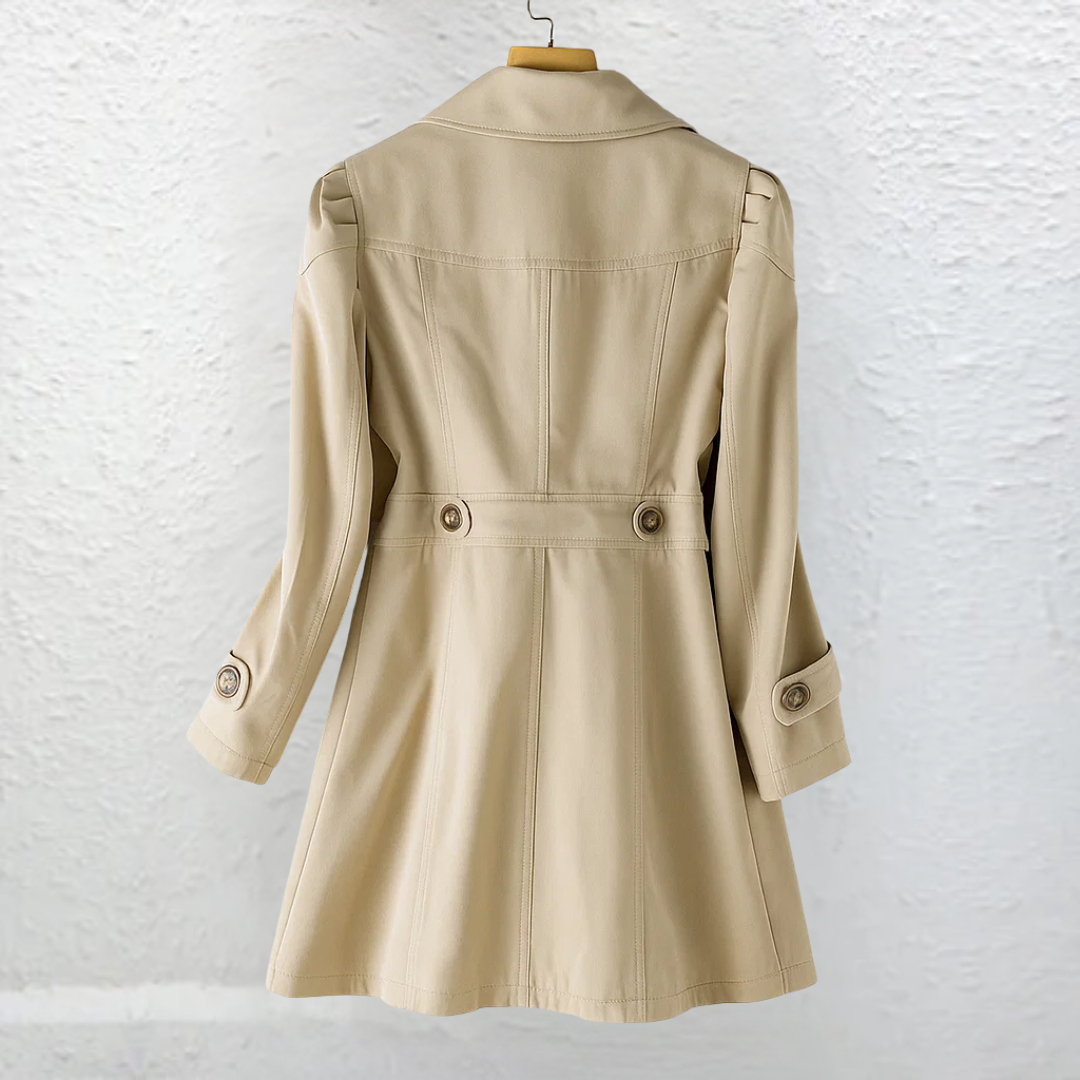 Gavryxa™ - Trench femme vintage élégant coupe cintrée mi-saison