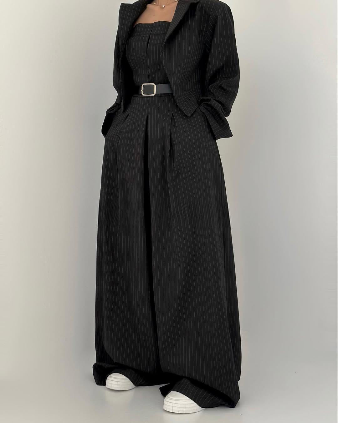 Cyravine™ - Ensemble Femme Bustier et Veste Style Élégant et Tendance