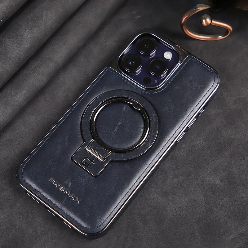 Jalira™ - Housse de téléphone iPhone en cuir luxueux avec support invisible