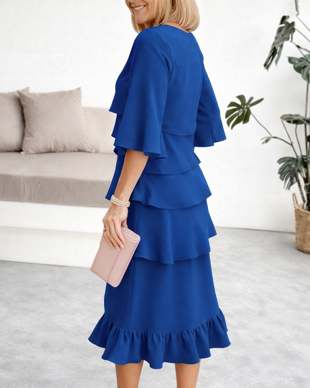 Orivella™ - Robe Élégante à Volants Femme