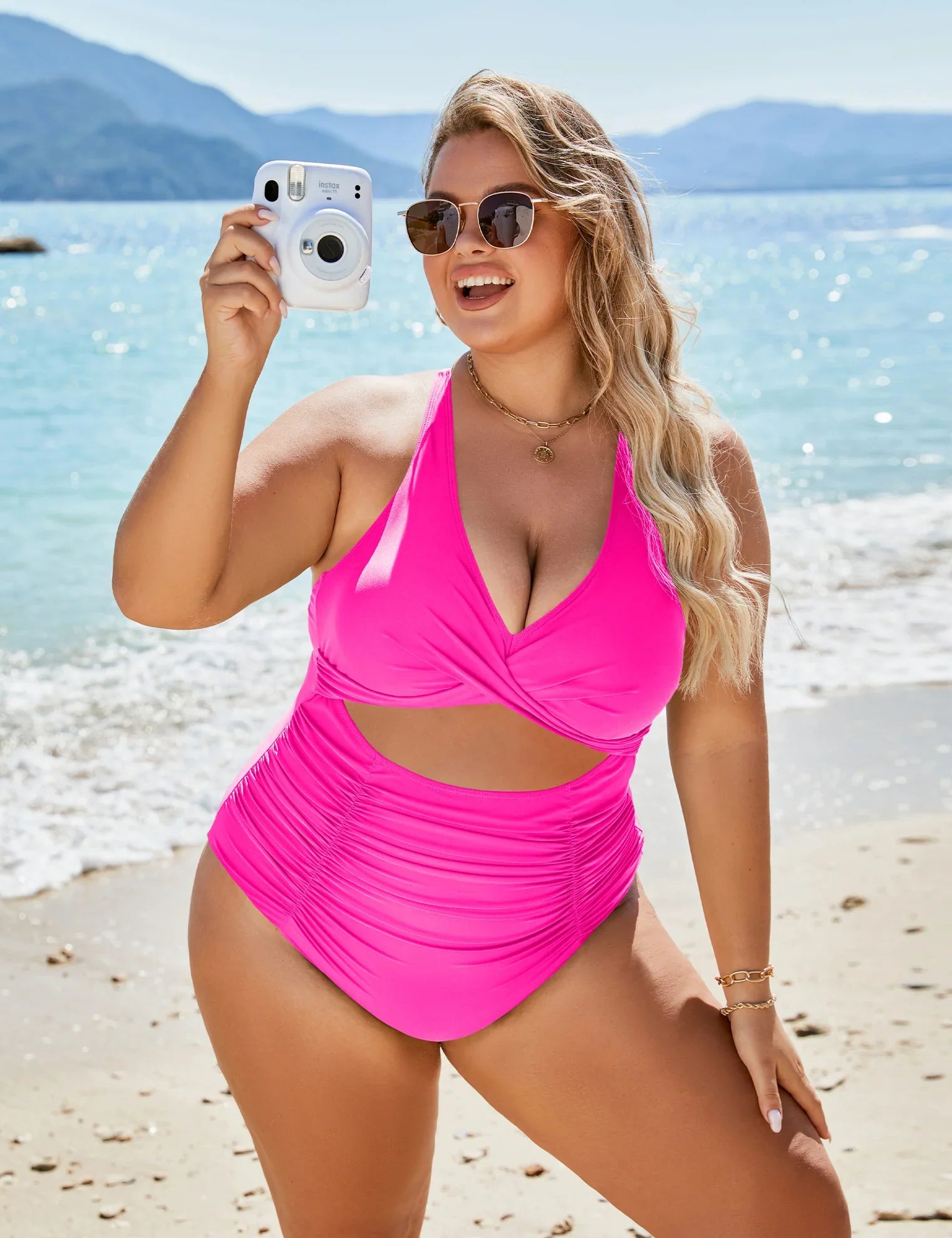 Samara™ - Maillot de Bain Une Pièce à Découpes Froncées
