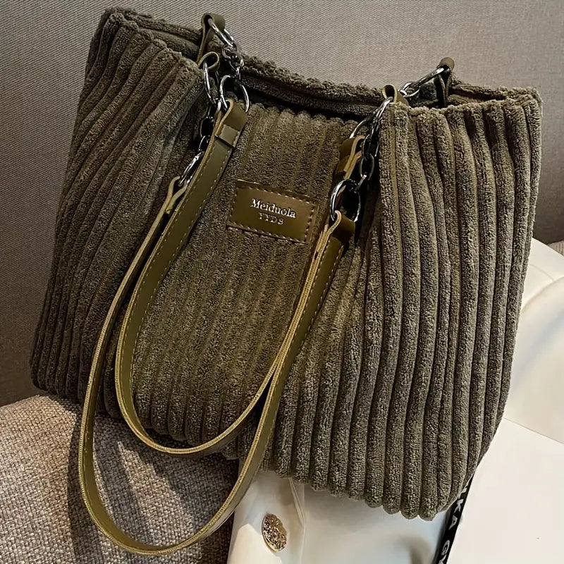 Huguette™ - Sac Fourre-Tout en Coton et Cordons