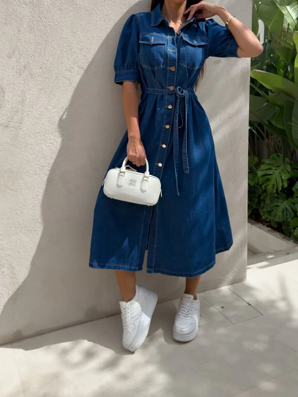 Daphne™ - Robe en denim Sunshine