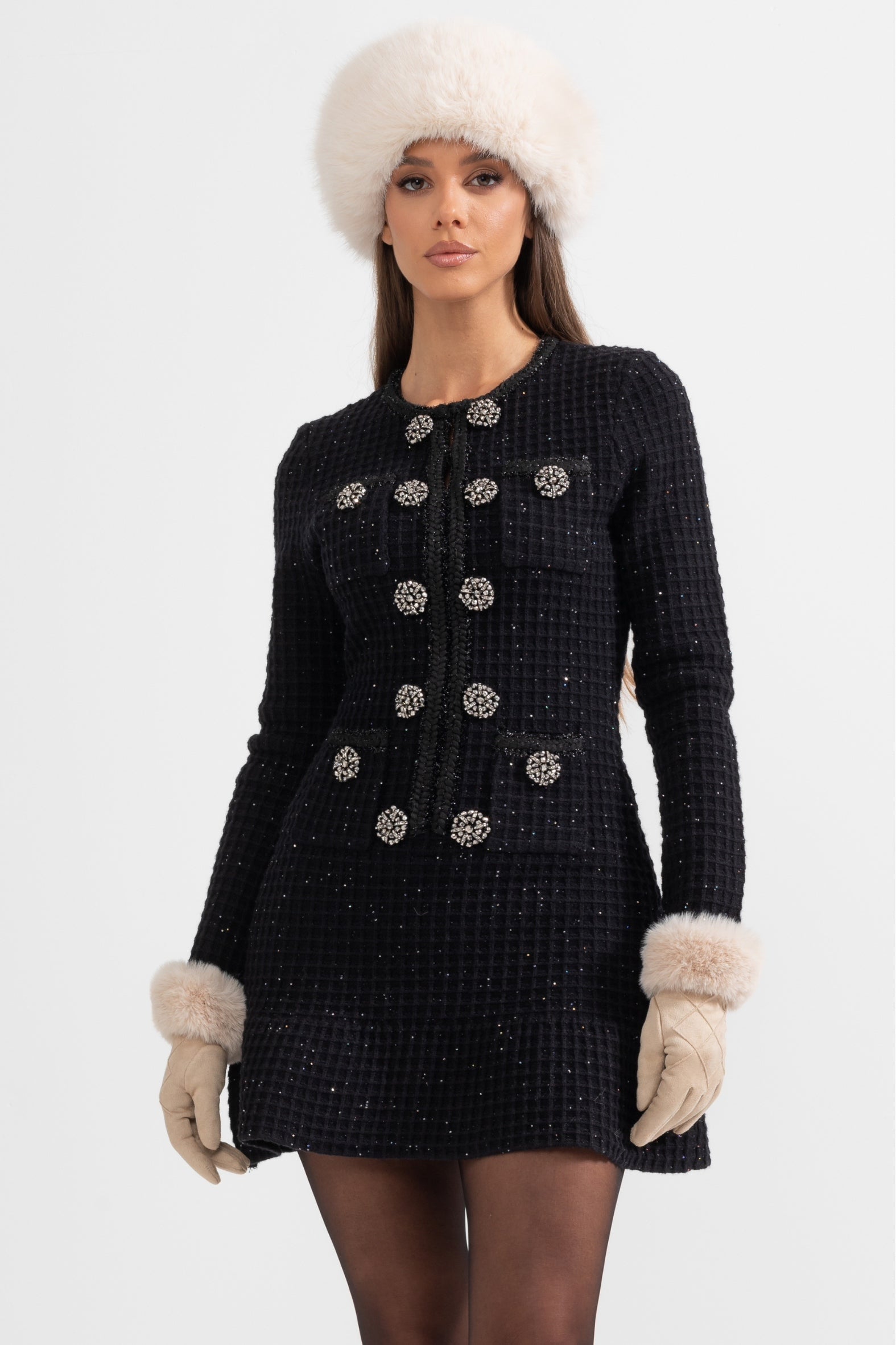Colette™ Robe en maille longueur genou