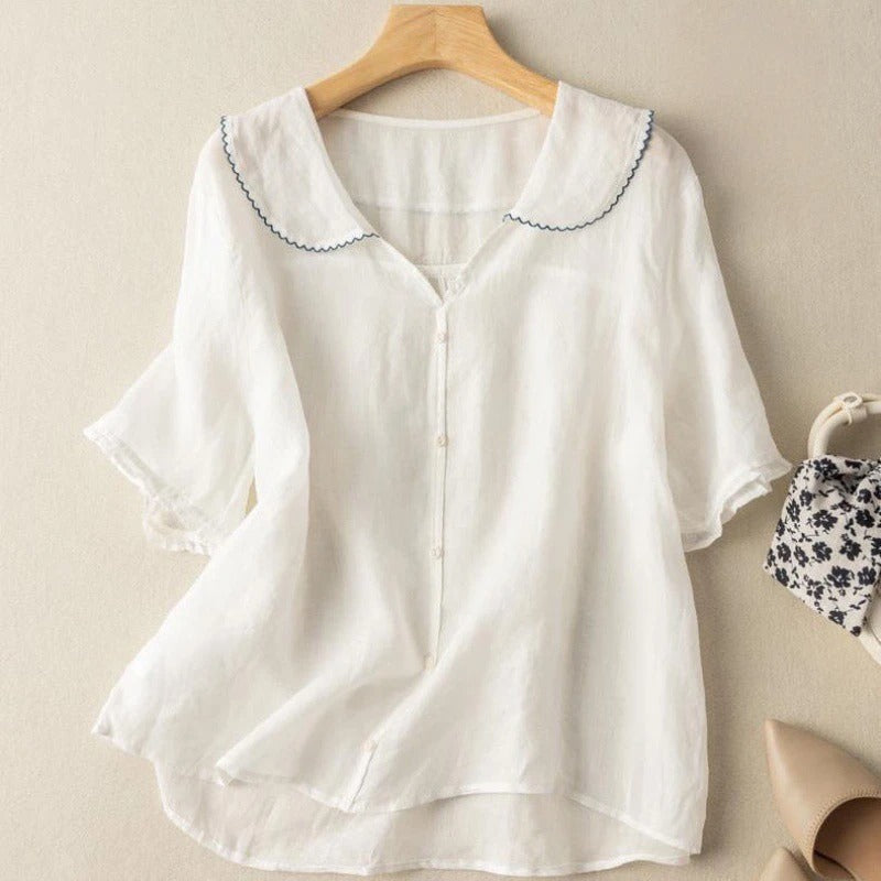 Darian™ - Chemise Légère En Lin Pour Femme