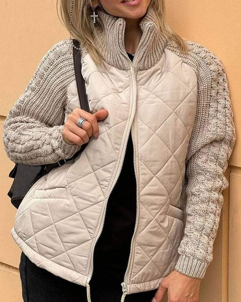Bravina™ - Veste en Fleece Tricotée Décontractée