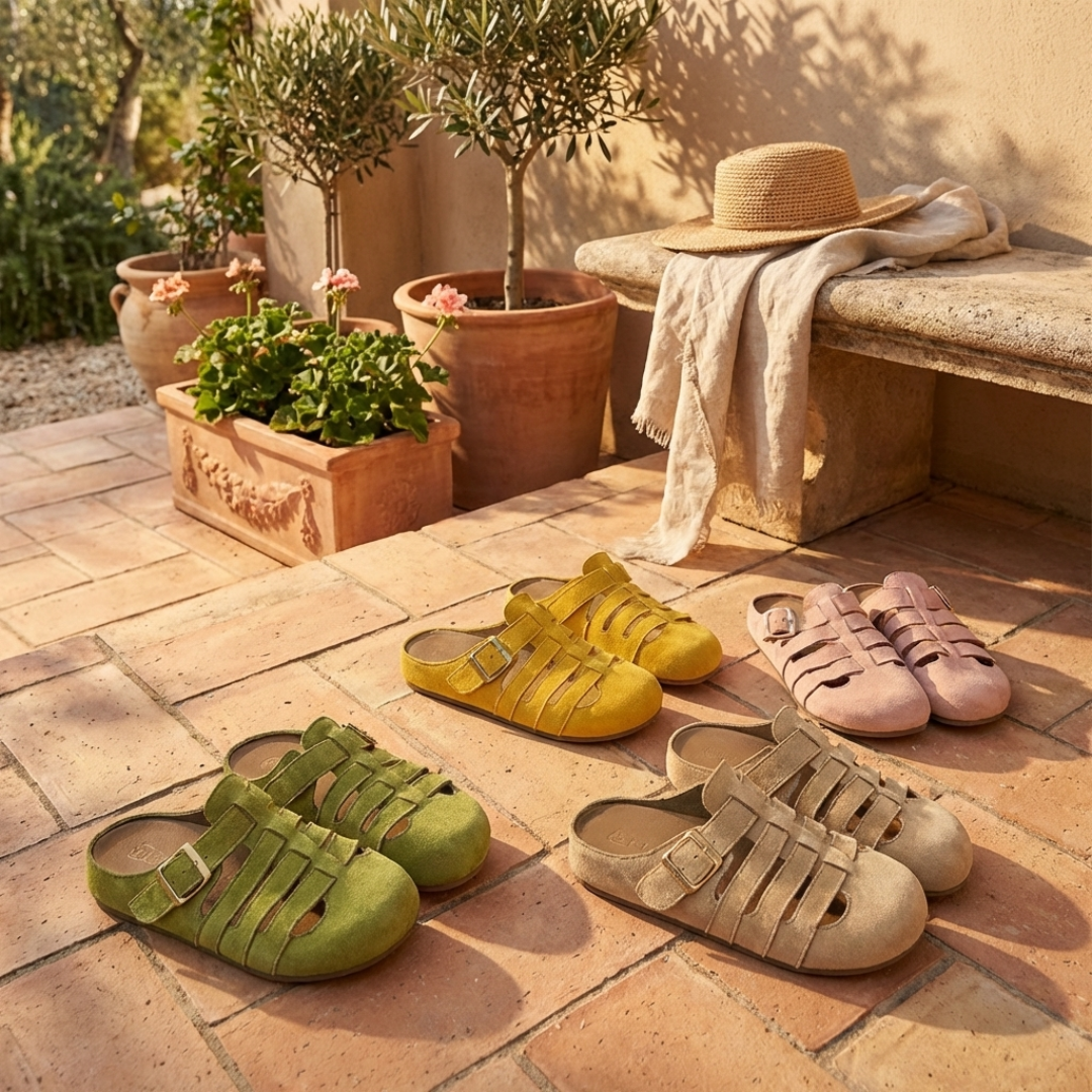 Lythoria™ - Sandales mules femme confort respirant style décontracté moderne