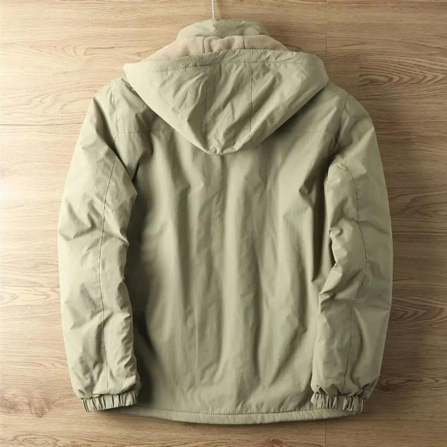 Jeremy - Veste imperméable homme à capuche et fermeture éclair