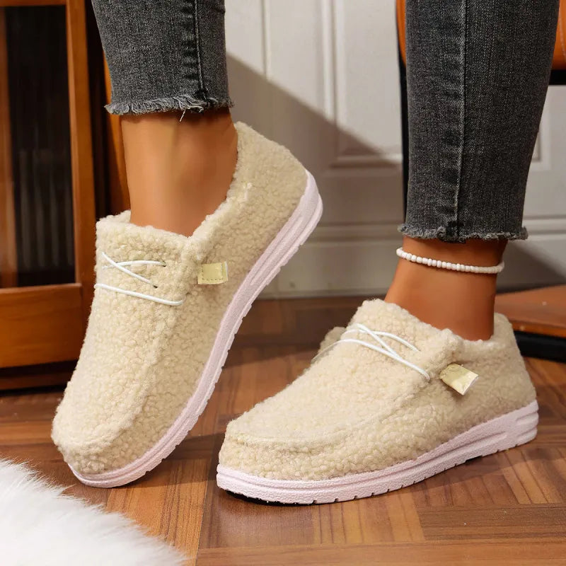 Kaelirae™ - Chaussons Douillets En Tissu Teddy