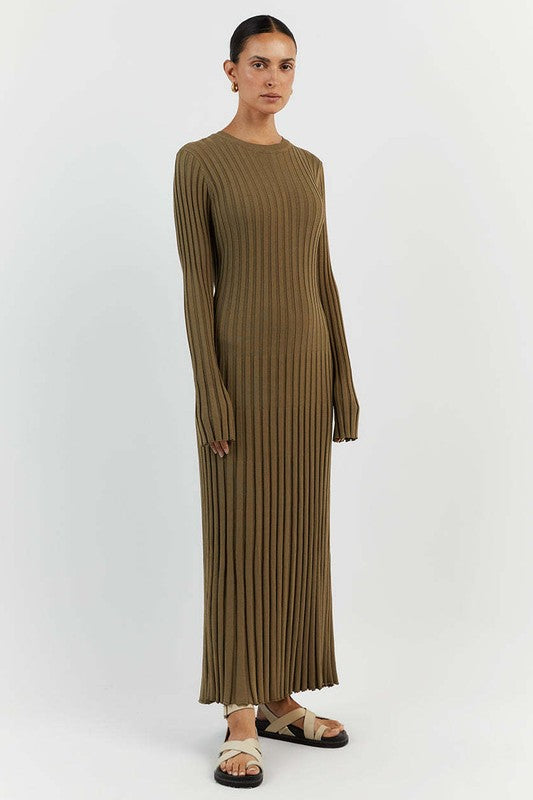 Céline™ - Robe Maxi Maille Femme