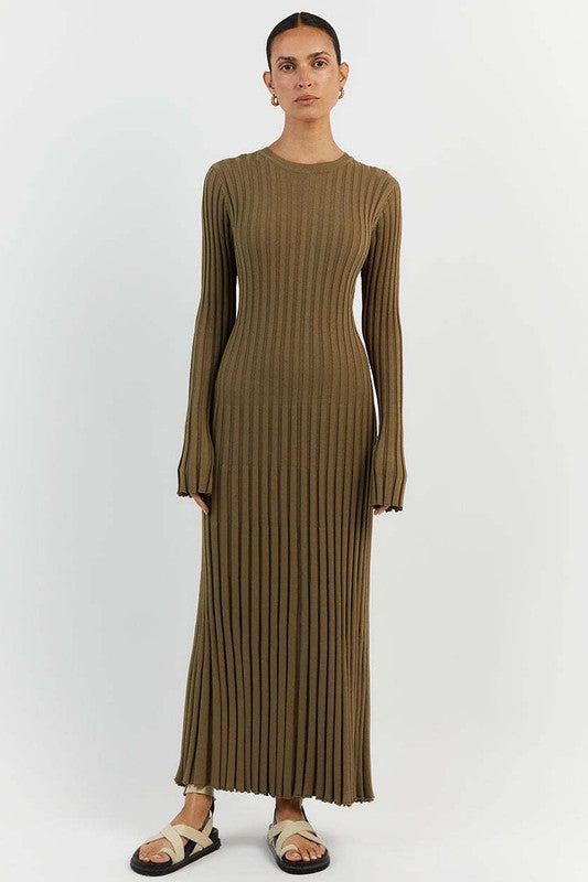 Céline™ - Robe Maxi Maille Femme
