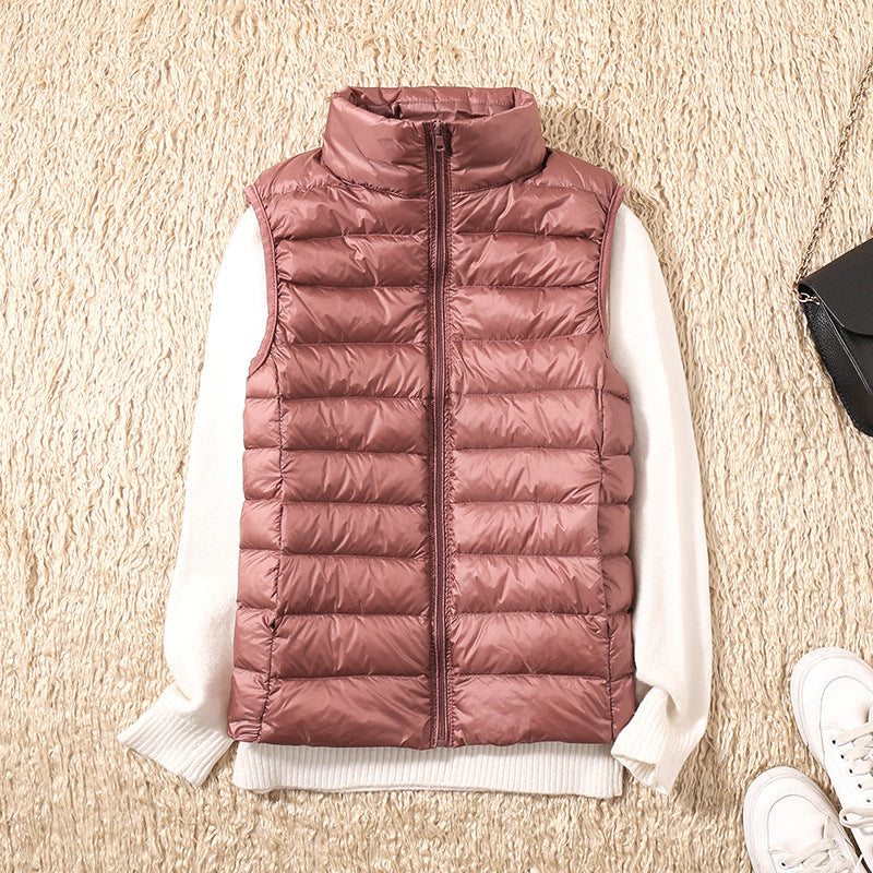 Quelora™ - Gilet Plissé Léger En Plumes Pour Un Style Élégant