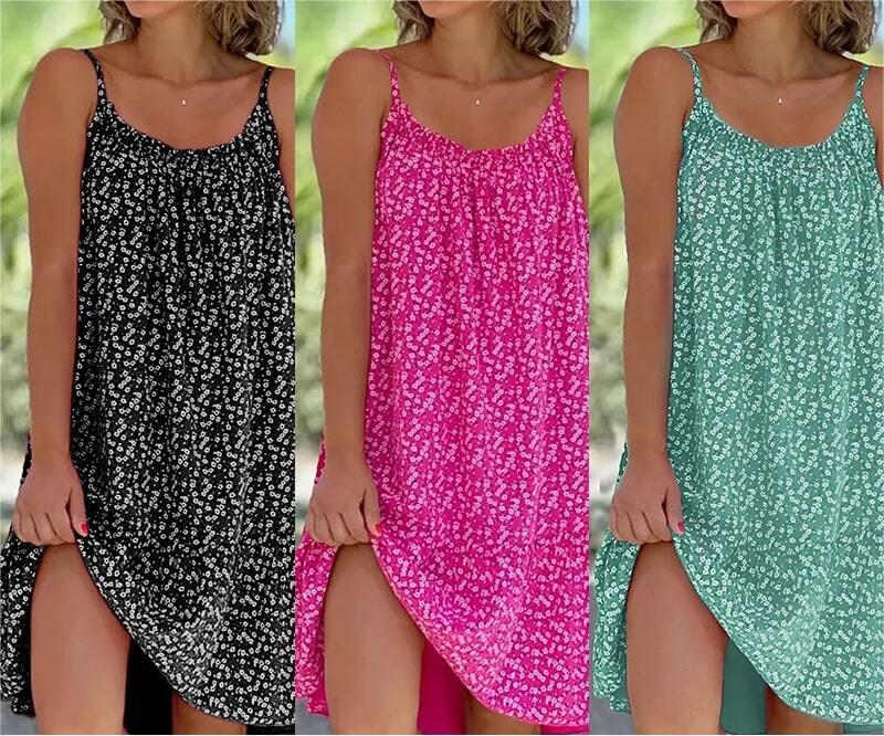 Eda™ - Robe Halter Imprimée