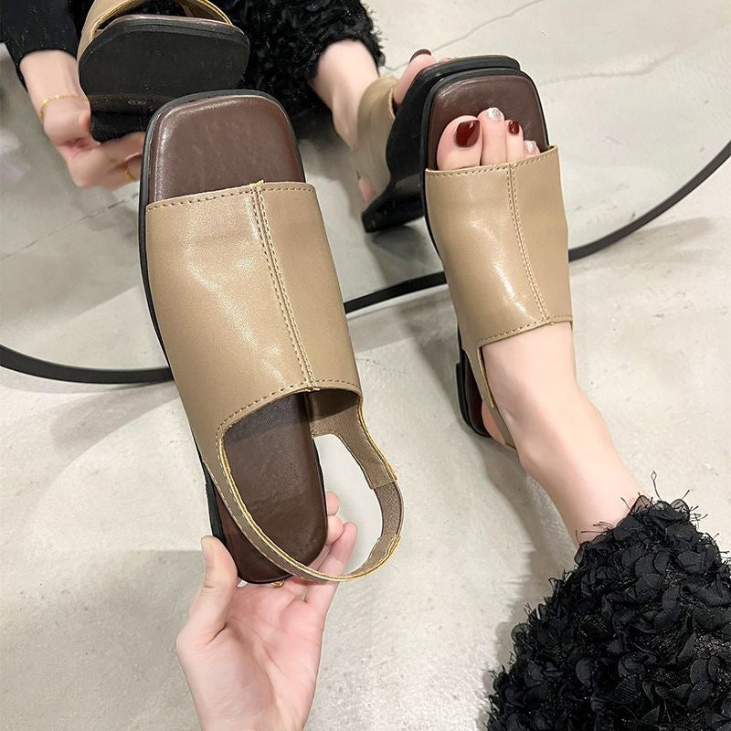 Blyzara™ - Sandales ouvertes femme confort élégant à talon bas moderne