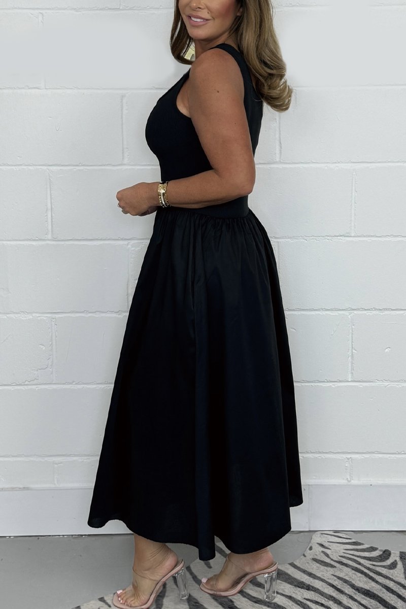 Laurea™ - Robe Sans Manches Tendance Ligne A au Décolleté Carré