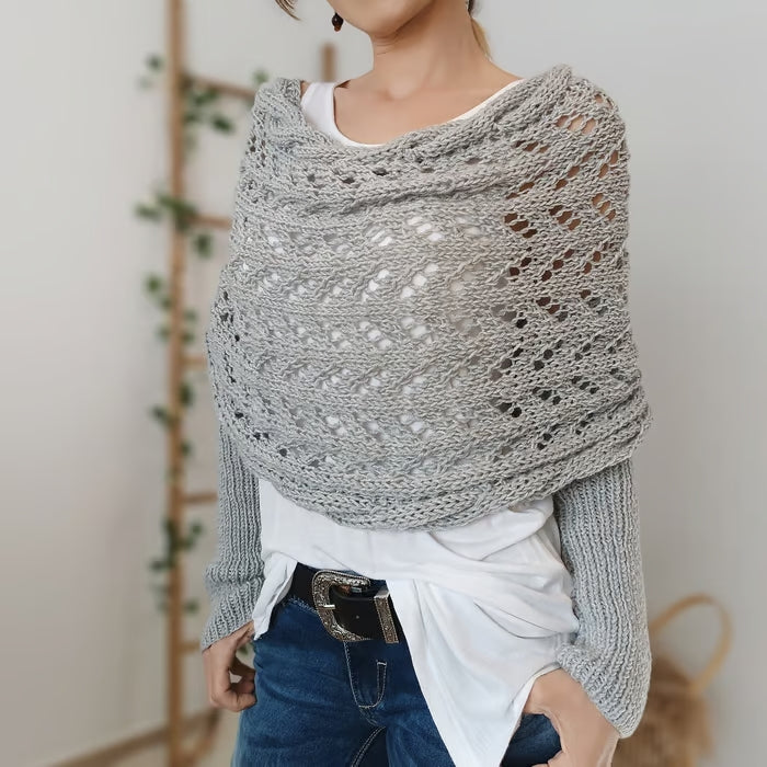 Alyssa™ - Châle en tricot boho – Flatteur et confort