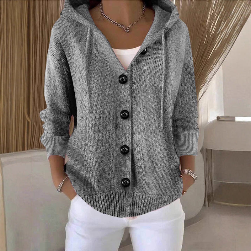 Elarisse™ - Cardigan Femme À Manches Longues En Tricot