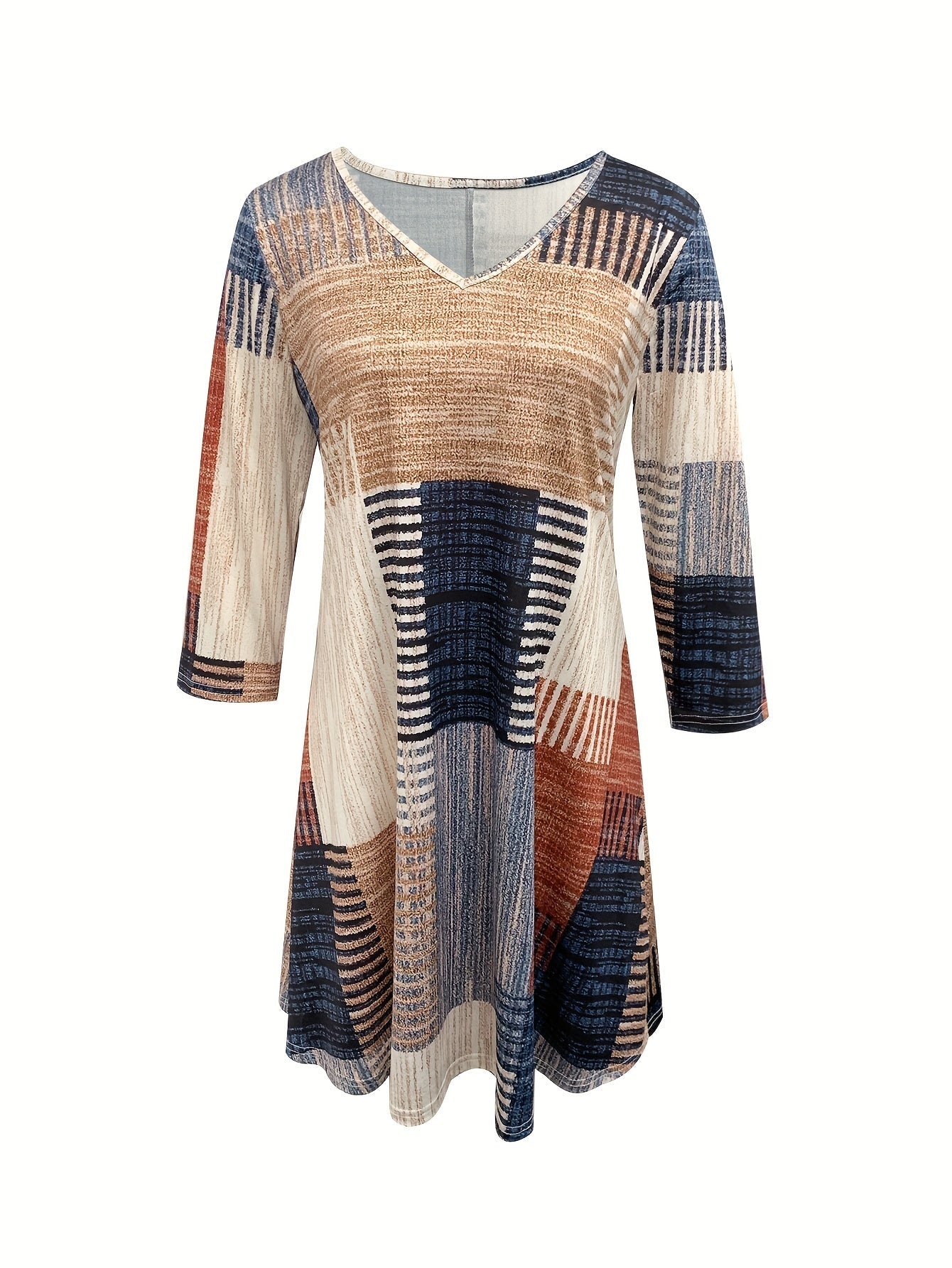 Thérèse - Robe A-line en maille longueur genou