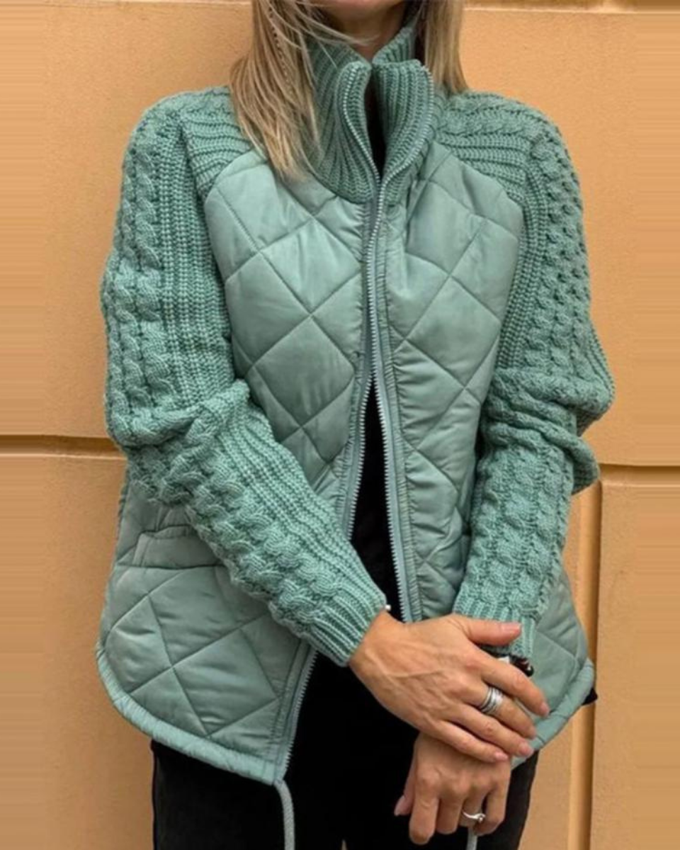Bravina™ - Veste en Fleece Tricotée Décontractée