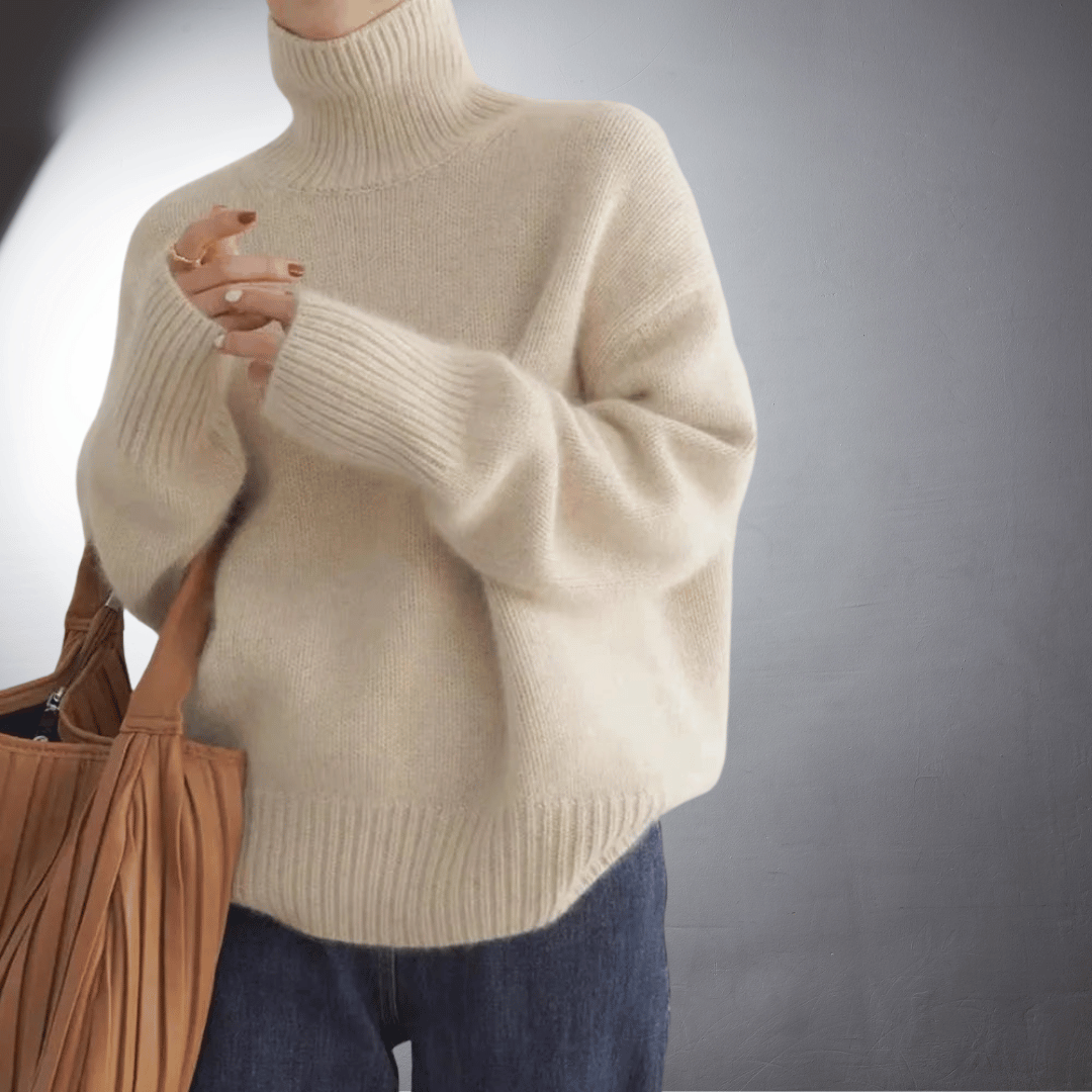 Fosette™ - Pull Col Roulé en Cachemire Doux pour un Confort Inégalé