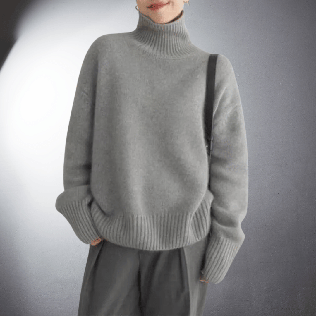 Fosette™ - Pull Col Roulé en Cachemire Doux pour un Confort Inégalé
