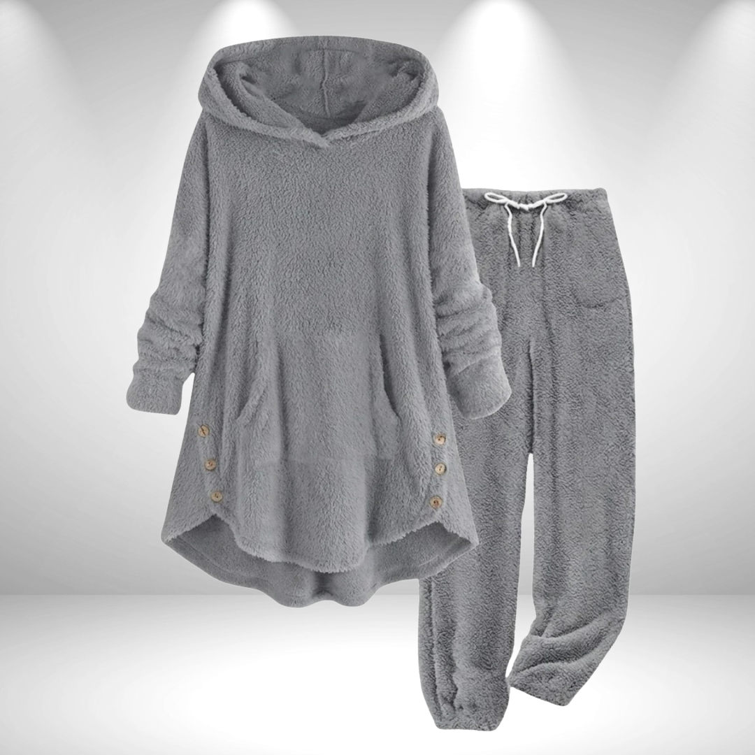 Neralisse - Ensemble Tunique Lounge Ultra-Douillet au Style Cocooning Hivernal