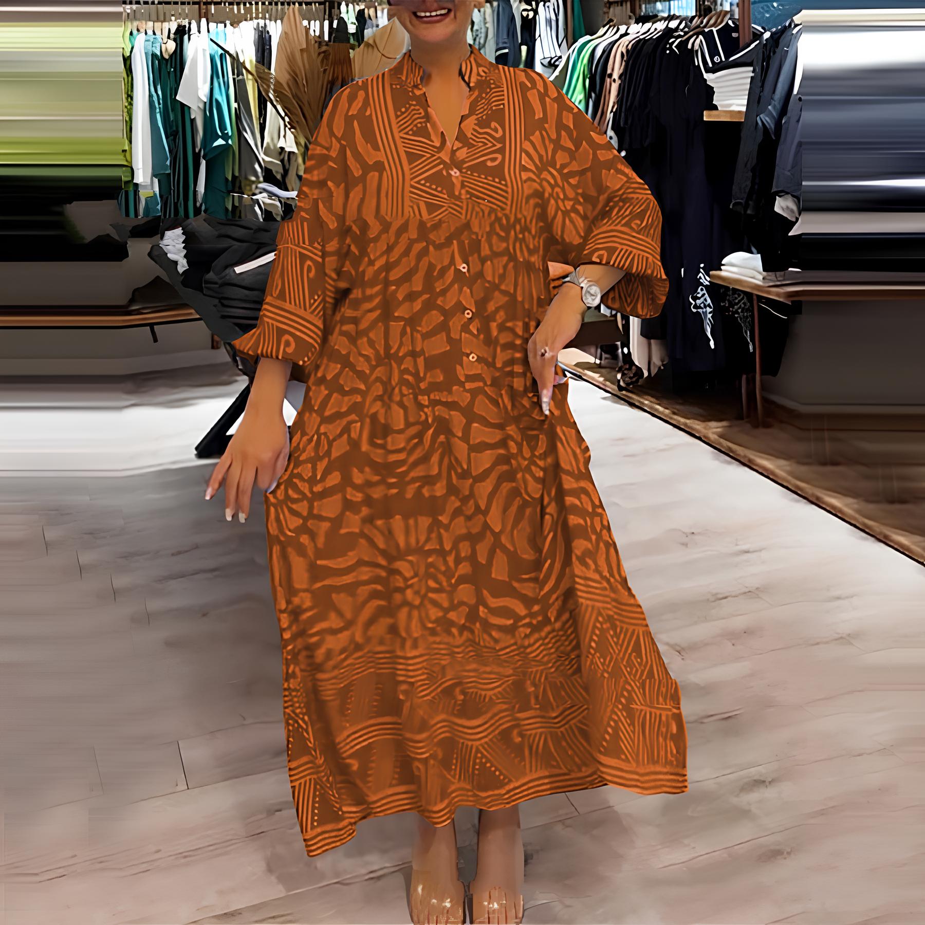Inga™ - Robe Maxi Colorée et Aérée